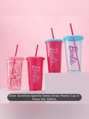 Barbie Tumblers Set of 4